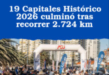 19 Capitales Histórico 2026 culminó tras recorrer 2.724 km