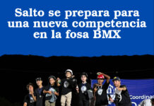 Salto se prepara para una nueva competencia en la fosa BMX