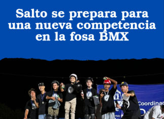 Salto se prepara para una nueva competencia en la fosa BMX