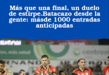 Más que una final, un duelo de estirpe.Batacazo desde la gente: másde 1000 entradas anticipadas