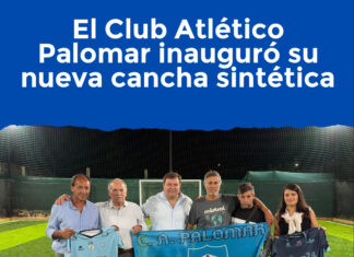 El Club Atlético Palomar inauguró su nueva cancha sintética