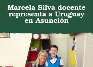 Marcela Silva docente representa a Uruguay en Asunción