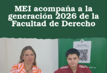 MEI acompaña a la generación 2026 de la Facultad de Derecho