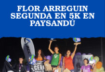 FLOR ARREGUIN SEGUNDA EN 5K EN PAYSANDÚ