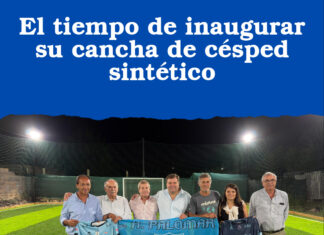 El tiempo de inaugurar su cancha de césped sintético