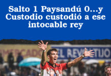 Salto 1 Paysandú 0…y Custodio custodió a ese intocable rey