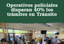 Operativos policiales disparan 40% los trámites en Tránsito