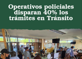 Operativos policiales disparan 40% los trámites en Tránsito