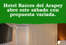 Hotel Raíces del Arapey abre este sábado con propuesta variada.
