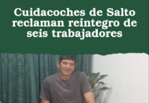 Cuidacoches de Salto reclaman reintegro de seis trabajadores