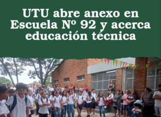 UTU abre anexo en Escuela Nº 92 y acerca educación técnica