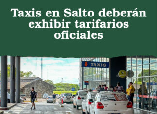 Taxis en Salto deberán exhibir tarifarios oficiales