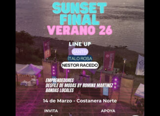 Sunset final de verano en Costanera Norte