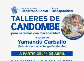 Talleres de candombe inclusivos en Salto abren inscripciones