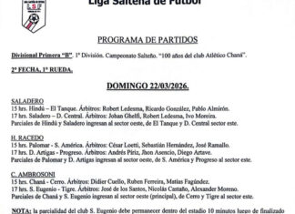 LA «B» TIENE A LAS TERNAS PARA LA 2da FECHA