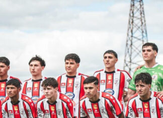 Selección salteña Sub 18 ante Cerro Largo