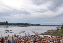 El cruce entre Salto y Concordia nivel Máster en Natación
