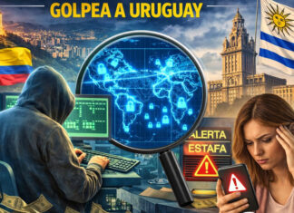Megaestafa online desde Colombia golpea a Uruguay