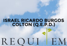 ISRAEL RICARDO BURGOS COLTON (Q.E.P.D.)