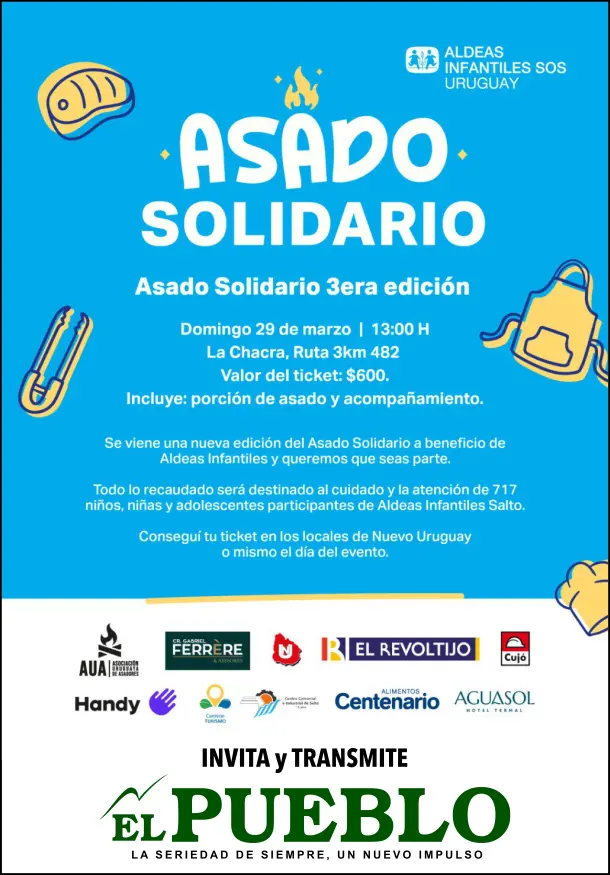 Asado Solidario de Aldeas Infantiles SOS 2026
