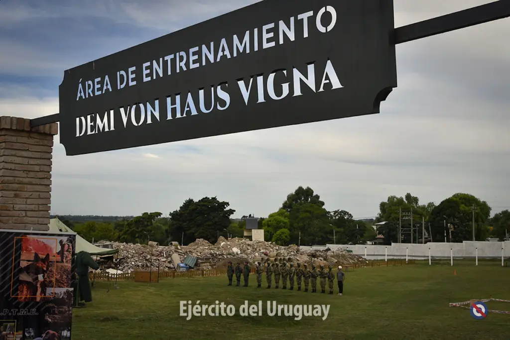 Área de entrenamiento canino / Foto: Ejercito Nacional