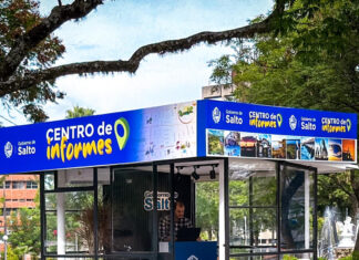 Albisu visitó el nuevo Centro de Información Turística