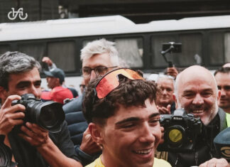 Pablo Bonilla ganador de la Vuelta Ciclista del Uruguay