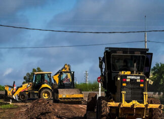 Obras en avenida Trillo: mejoras viales en Salto