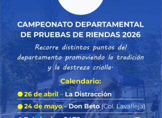Campeonato Departamental de Pruebas de Riendas 2026 ya tiene calendario