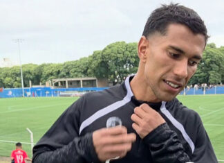 Sequeira siendo gol: el que hizo debutar Julio Argain