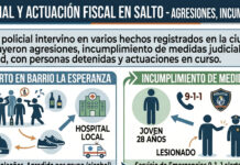 Agresión, desacato y detenciones policiales