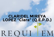 CLARIDEL MIREYA LOPEZ “Clara” (Q.E.P.D.)