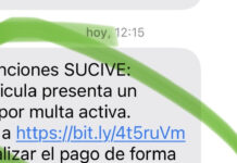 OJO! Otra estafa vía SMS simulando el SUCIVE OJO! Otra estafa vía SMS simulando el SUCIVE