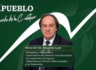 Eduardo Lust: “En política somos lo que somos, uno no se puede disfrazar” Dr. Eduardo Lust Hita, abogado constitucionalista