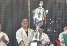 Abril Romero, figura uruguaya del Kyokushin Karate