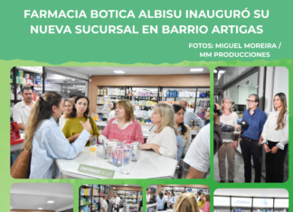 Botica Albisu abrió nueva sucursal en Barrio Artigas