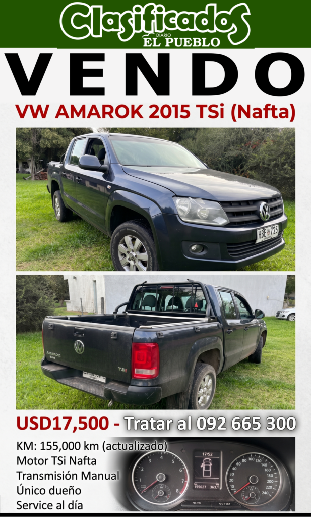 Clasificados EL PUEBLO - Vendo VW AMAROK 2015 TSi
