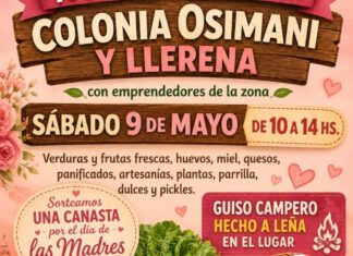 Colonia Osimani se prepara para una nueva feria con productos locales y gastronomía casera