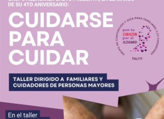 Grupo Alzheimer Salto invita a taller para familiares y cuidadores de personas mayores