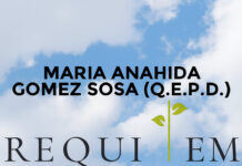 MARIA ANAHIDA GOMEZ SOSA (Q.E.P.D.)
