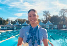 Angelina Solari ilusiona a la natación uruguaya