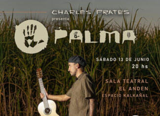 Charles Prates presenta su disco Palma en Salto y Paysandú