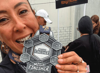 Salteña completó el desafío sudamericano Mega Finisher