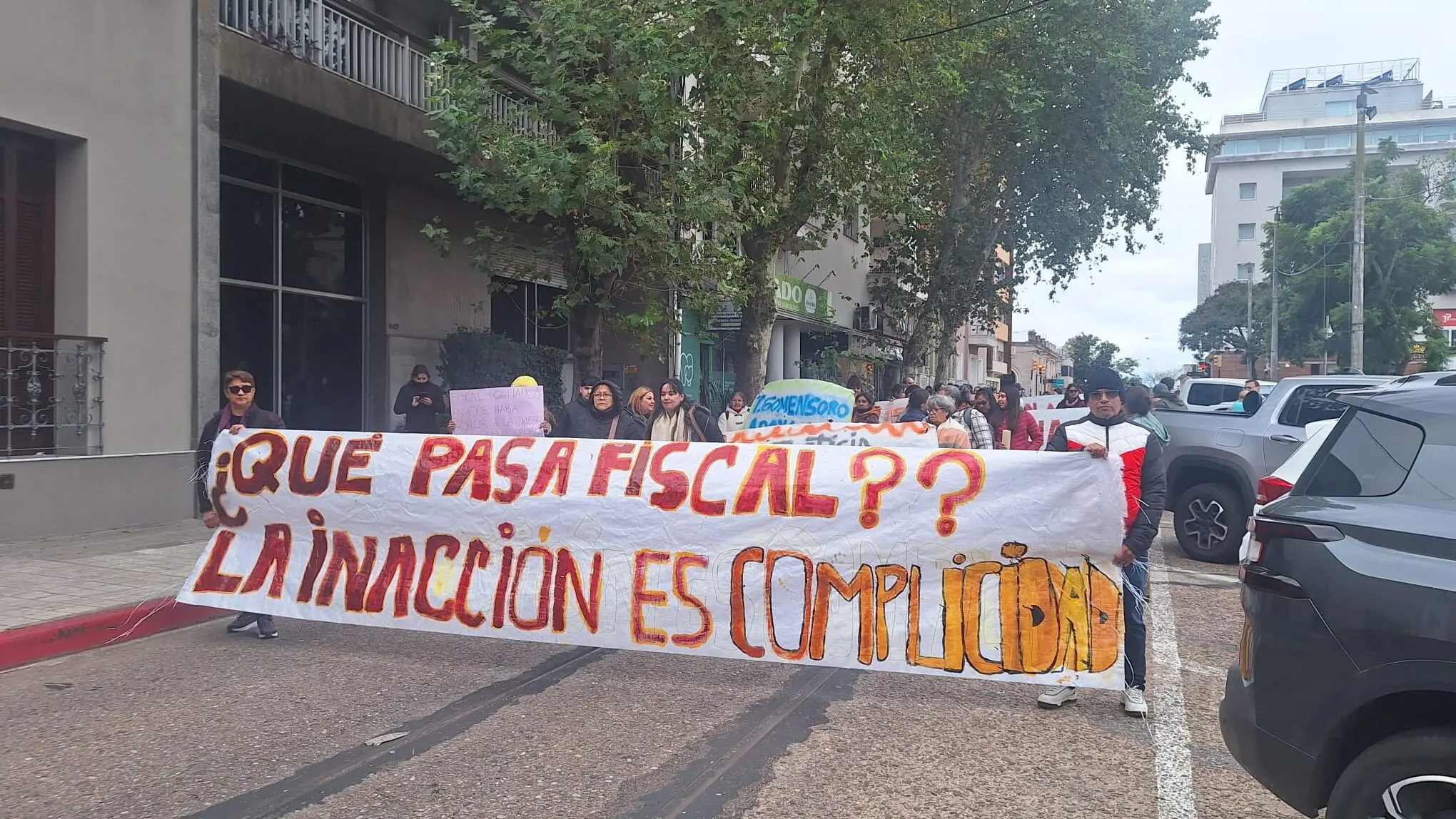 Jazmín Thedy marcha por su hija