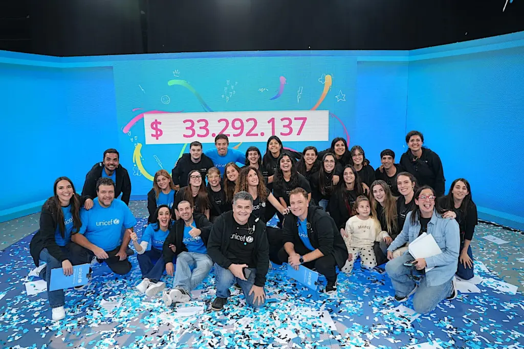 UNICEF / Ponete la camiseta recaudó más de 33 millones de pesos