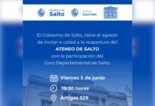 Ateneo de Salto reabre sus puertas este viernes
