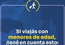 REQUISITOS Y DOCUMENTACIÓN PARA EL VIAJE DE MENORES DESDE URUGUAY.