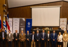Durante el cierre del Congreso Académico de la Asociación de Abogados