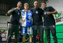 Matías Otero debutó como profesional con nocaut