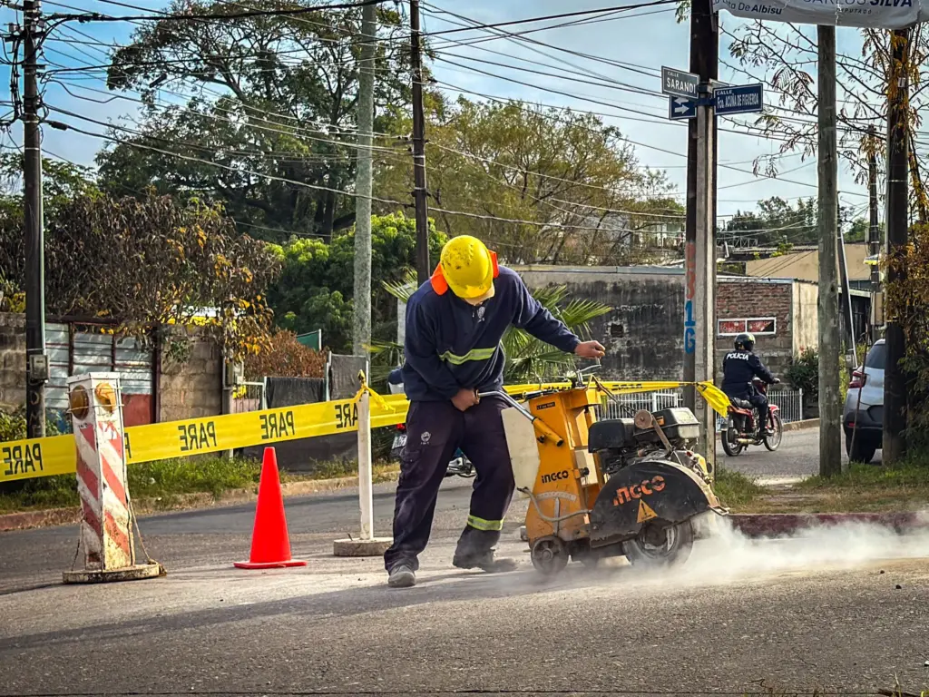 Cortan Acuña de Figueroa por obras de mejora vial